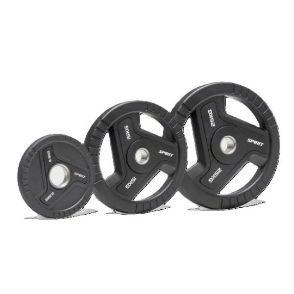 Olympic Rubber Plate with Tri Grip