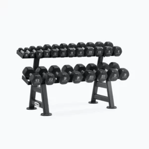 10 Pair Hexagon Dumbbell Rack