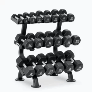 Performance 3 Tier 10 Pair Hexagon Dumbbell Rack