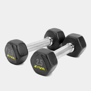 SL Hex Urethane Dumbbells 2.5kg Incrememnts