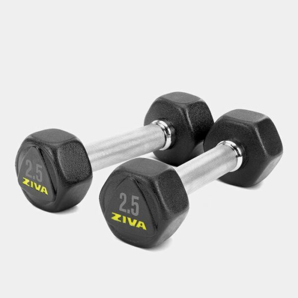 SL Hexagon Urethane Dumbbell Pairs (2.5kg Increments)