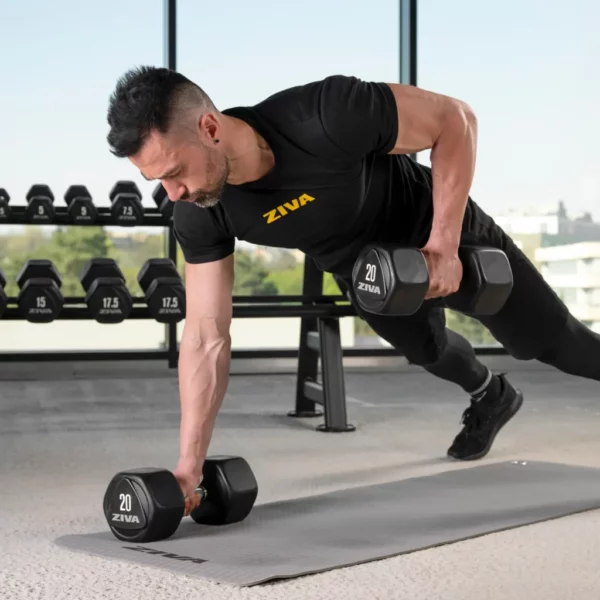 SL Hexagon Urethane Dumbbell Set