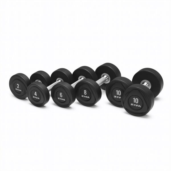 ZIVA SL RPU Dumbbell Sets (2kg Increments)