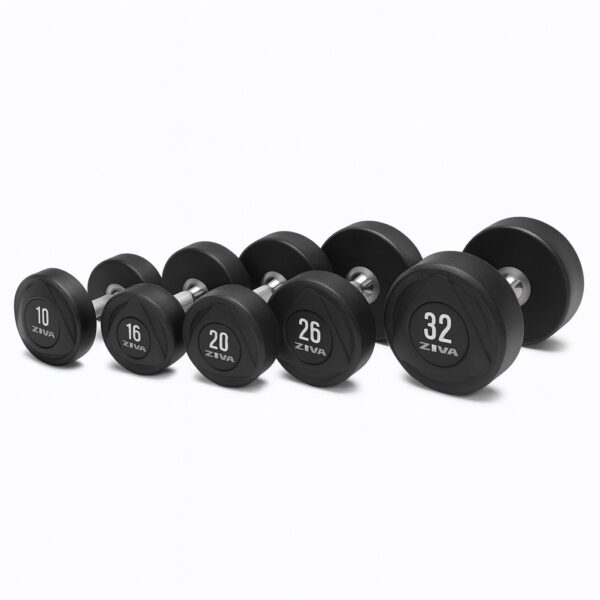 ZIVA SL RPU Dumbbell Sets (2kg Increments)