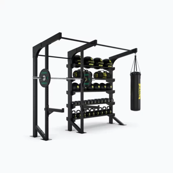 ZIVA XP2 Squat Racks with Integrated Storage