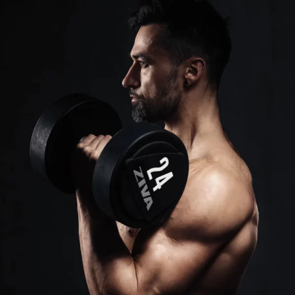 ZVO Solid Steel Urethane Dumbbell Sets