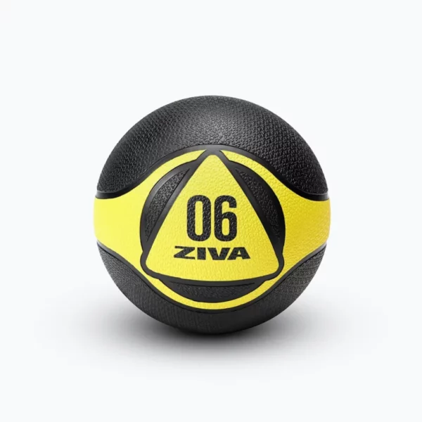 ZIVA ZVO Medicine Ball (Black & Yellow)
