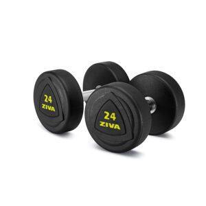 ZVO Solid Steel Urethane Dumbbell Sets