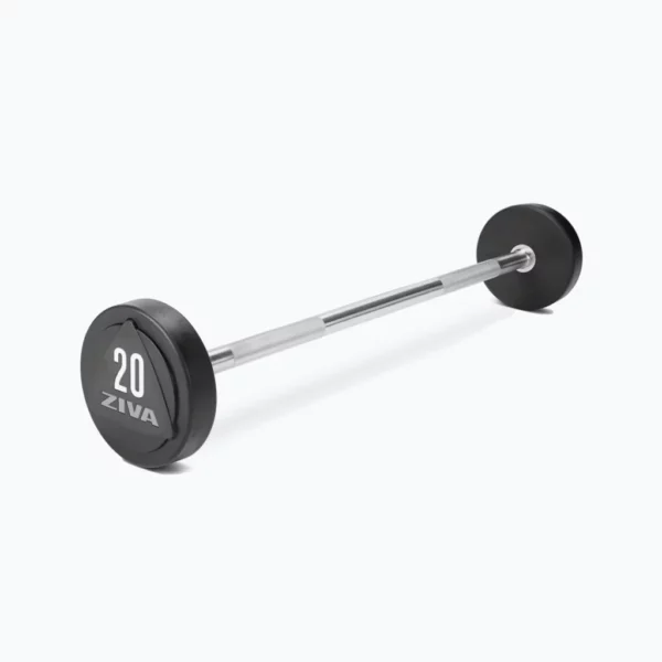 ZVO Solid Steel Urethane Fixed Barbell Sets