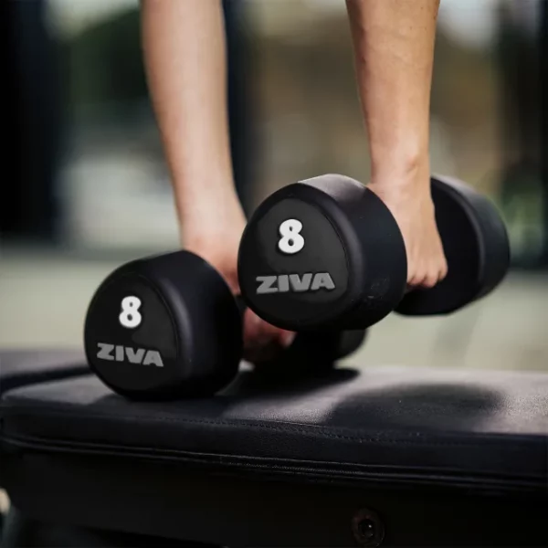 ZVO Urethane Tribell 1-10 kg Studio Dumbbell set