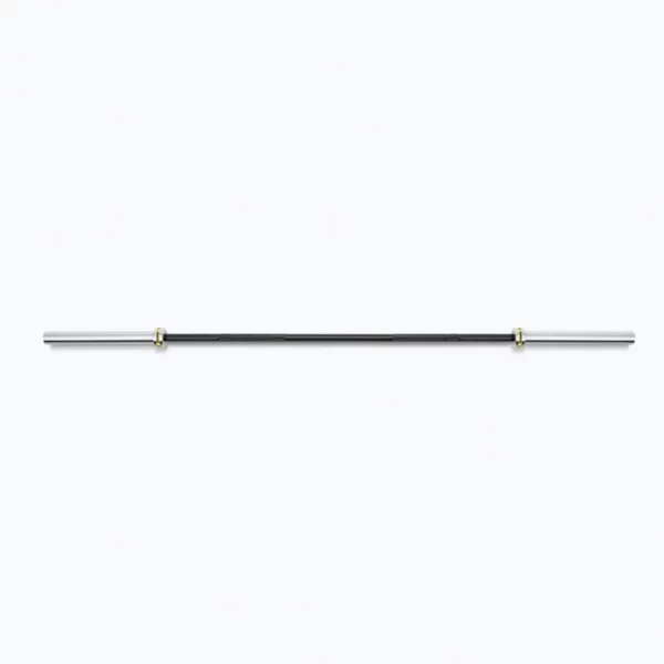 Black Oxide Premium Olympic Bar and Silver Sleeves 20kg