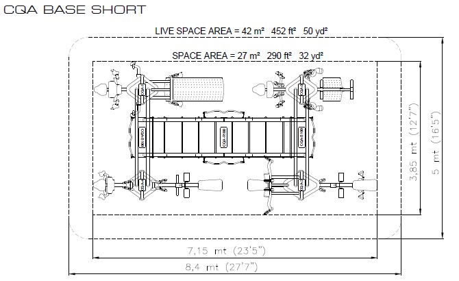 Cable Quad Short Top Plan