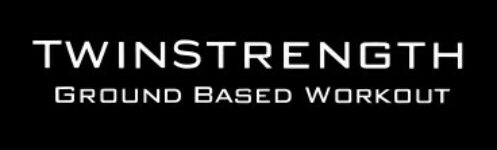 Twin Strength Logo white on black