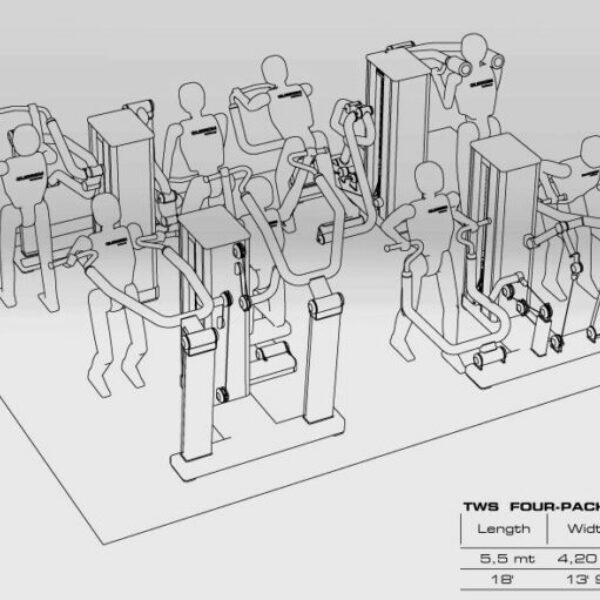 Twin Stack Circuit 4 units 8 exercises 2x2 configuration Twin Stack Circuit 4 units 8 exercises 2x2 configuration