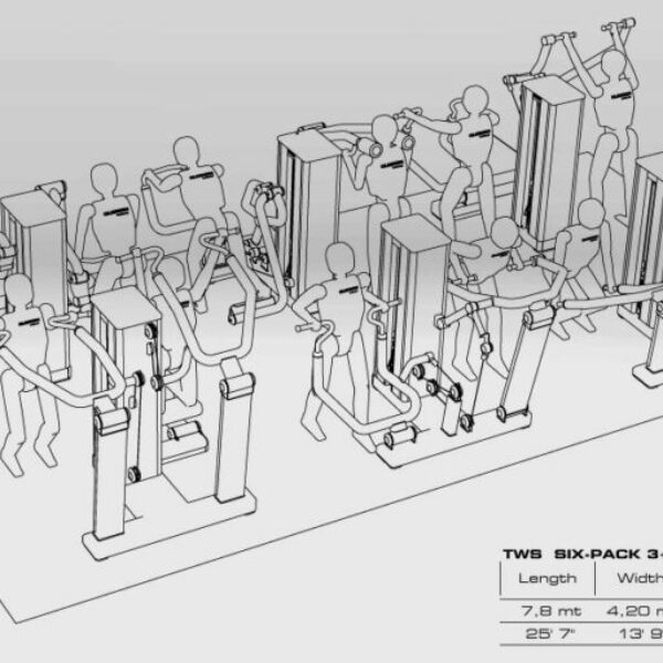 Twin Stack Circuit 6 units 12 exercises 3x3 configuration Twin Stack Circuit 6 units 12 exercises 3x3 configuration